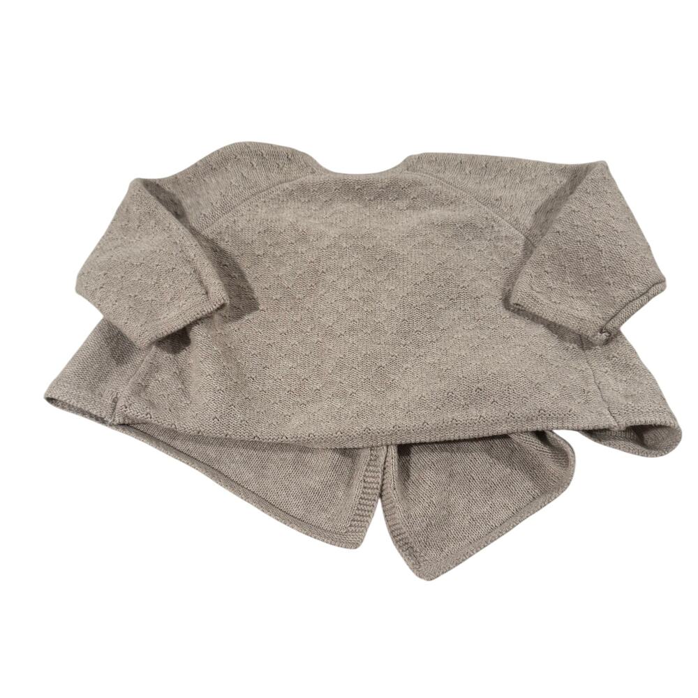 Zara Baby Girl 6-9M Button Up Beige Cardigan - Picture 3 of 5